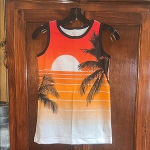 Boys size large 10/12 sunset tank top children’s place